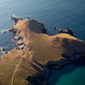 The Rumps Iron Age promontory fort  Pentire Head   from the air