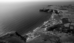 Trebarwith Strand from the air