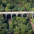 Treffry Viaduct from the air