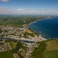 Looe, Cornwall from the air