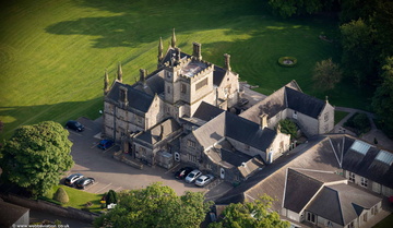 Aldingham Hall South Lakeland Cumbria from the air
