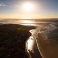 River Kent, Arnside at sunset from the air