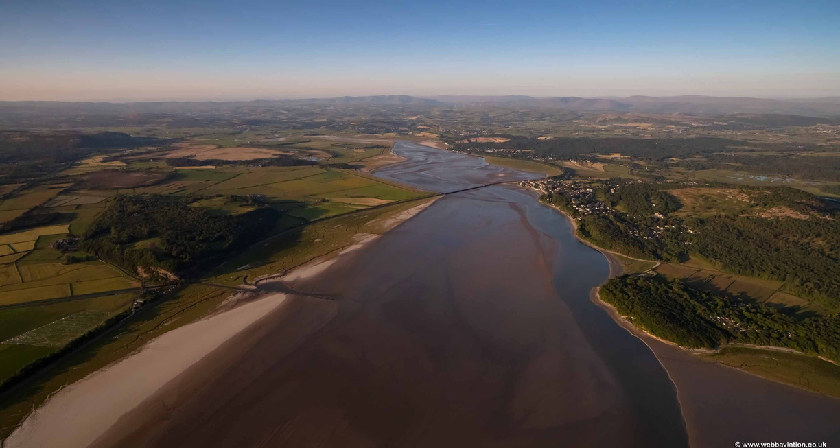 River Kent estuary from the air
