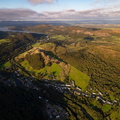 Backbarrow in the Lake District aerial photograph  