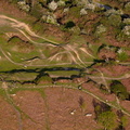 mountain bike trails at Bardsea Country Park Cumbria from the air