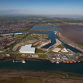 Barrow Docks from the air