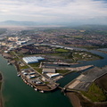 Barrow Docks from the air