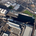 Barrow Shipyard  aerial photograph  