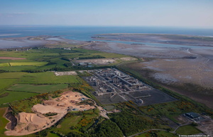 North Morecambe Onshore Gas Terminal Barrow-in-Furness from the air