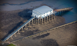 RNLI Barrow Lifeboat Station from the air