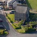 Rampside Hall, Rampside Cumbria from the air