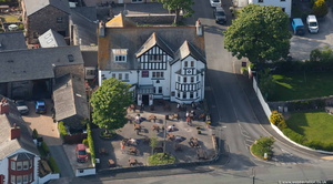 The Clarkes Hotel, Rampside Cumbria from the air