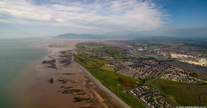 Walney Island from the air