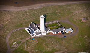 Walney Lighthouse from the air