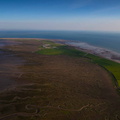 Wylock Marsh, Walney Island from the air