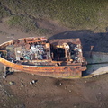 Shipwreck Cumbria from the air