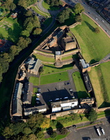 Carlisle Castle  from the air