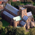 Carlisle Cathedral from the air