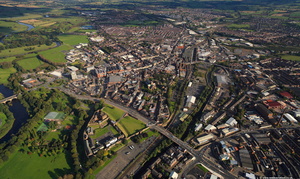 Carlisle from the air