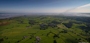 Cartmel  Cumbria from the air