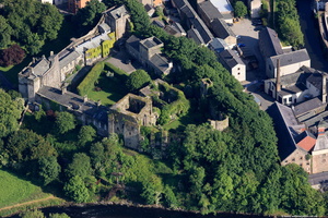 Cockermouth Castle  from the air