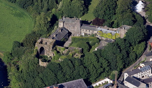 Cockermouth Castle from the air