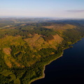 Machell Coppice, Grizedale Forest in the Lake District from the air