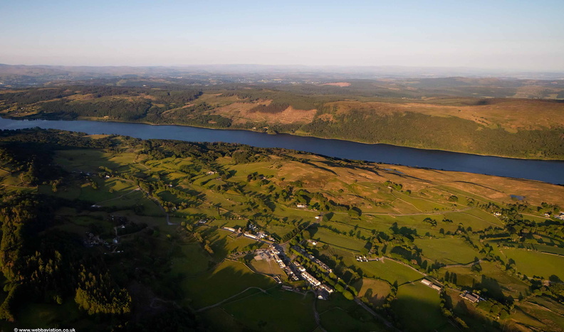 Torver in the Lake District from the air