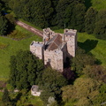 Dacre Castle aerial photograph  