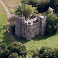 Dacre Castle aerial photograph  