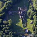 Furness Abbey Cumbria from the air
