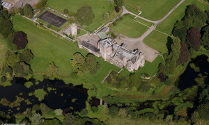 Greystoke Castle  aerial photograph  
