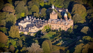 Holker Hall Cumbria aerial photograph  