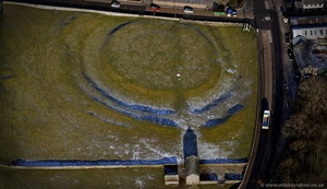 King Arthur's Round Table, Cumbria from the air