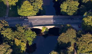 Levens Bridge  Cumbria aerial photograph  