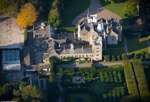 Levens Hall   Cumbria aerial photograph  