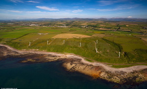 Lowca Windfarm Cumbria from the air