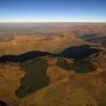 Mabbihn Crag, Combs Hollow and Whinfell Common in, Cumbria from the air
