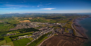 Maryport  Cumbria from the air