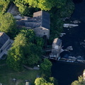 Heron Corn Mill Milnthorpe from the air