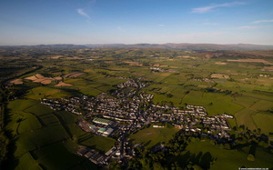 Milnthorpe from the air