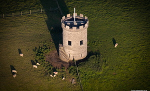 St. Anthonys Tower Milnthorpe from the air