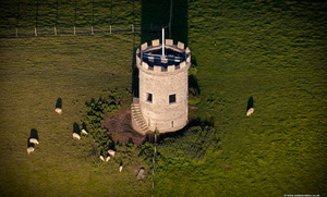St. Anthonys Tower Milnthorpe from the air