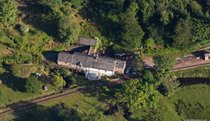 Muncaster Water Mill Cumbria  from the air