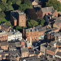 Penrith town centre  from the air