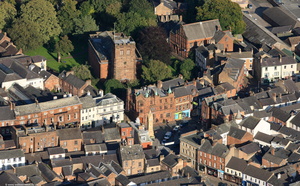 Penrith town centre  from the air