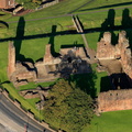 Penrith Castle from the air