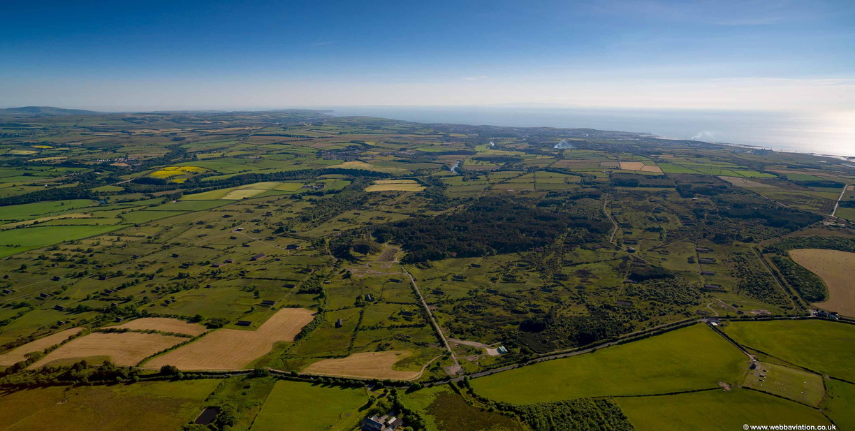 RNAD Broughton Moor Utropia Cumbria  from the air