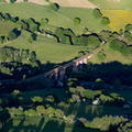 Lune Viaduct at Newbys Dub  Cumbria  from the air