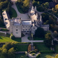 Sizergh Castle Cumbria aerial photograph  